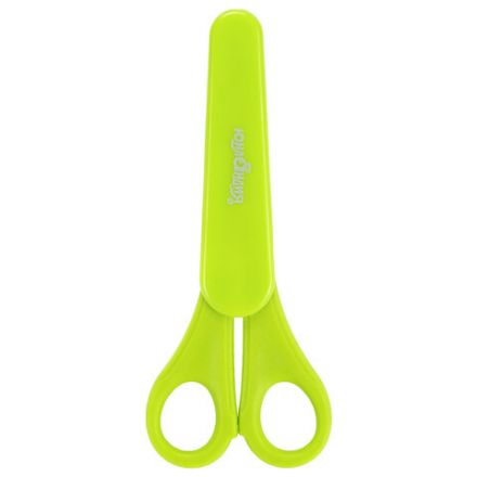Ножницы ЮНЛАНДИЯ, 135 мм, с линейкой и футляром для лезвий, салатовые, блистер, 237109 Ножницы ЮНЛАНДИЯ, 135 мм, с линейкой и футляром для лезвий, салатовые, блистер, 237109