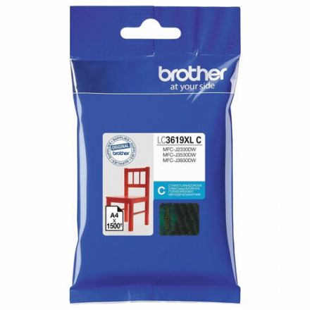 Картридж струйный BROTHER (LC3619XLC) для MFC-J3530DW/J3930DW, голубой, оригинальный, ресурс 1500 страниц Картридж струйный BROTHER (LC3619XLC) для MFC-J3530DW/J3930DW, голубой, оригинальный, ресурс 1500 страниц