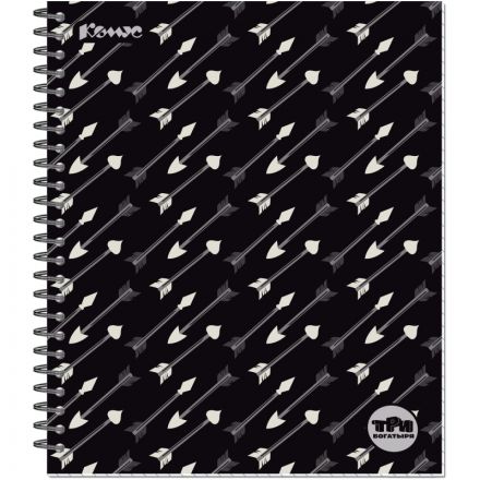 Тетрадь общая Комус Три богатыря Стрелы А5, 80л., клетка, спираль, ВБ-лак