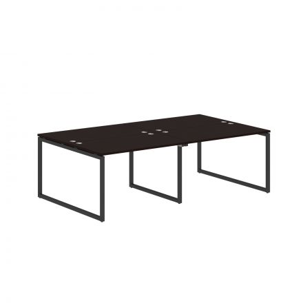 Стол 4-х местный XQWST 2414 Легно темный/Антрацит 2406х1406х750 Стол 4-х местный XQWST 2414 Легно темный/Антрацит 2406х1406х750