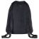 Рюкзак спортивный мешок HEIKKI CASUAL (ХЕЙКИ) с дополнительным карманом, 44х34 см, "Total black", 273457