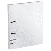 Папка на 2 кольцах Berlingo "DoubleWhite", 24мм, 1000мкм, белая, D-кольца, с внутр. карманом Папка на 2 кольцах Berlingo "DoubleWhite", 24мм, 1000мкм, белая, D-кольца, с внутр. карманом