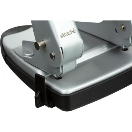 Дырокол Attache 6760 до 60 листов серебристый с линейкой