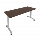 Mobile System Стол складной мобильный СМ-6 Венге/Тёмно-серый металл 1600*650*757 Mobile System Стол складной мобильный СМ-6 Венге/Тёмно-серый металл 1600*650*757