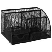 Подставка-органайзер металлическая BRAUBERG "Germanium", 7 секций, 125х220х140 мм, черная, 237416 Подставка-органайзер металлическая BRAUBERG "Germanium", 7 секций, 125х220х140 мм, черная, 237416