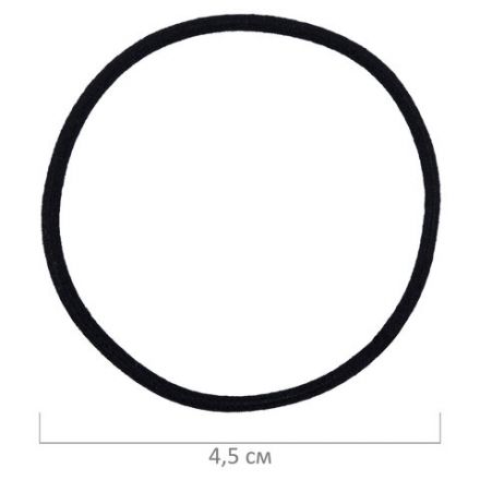 Резинка для волос НАБОР 16 шт., 0,15х14 см, чёрный, коричневый, бежевый, MONTE VITA (МОНТЕ ВИТА), 457036