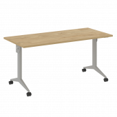 X-Pull Стол складной мобильный X.M-4.7 Тиквуд светлый/Серый металл 1580*720*753 X-Pull Стол складной мобильный X.M-4.7 Тиквуд светлый/Серый металл 1580*720*753