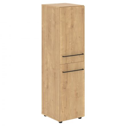 Шкаф колонка с 2-мя глухими малыми дверьми LMC 40.4 Дуб Бофорд 400х430х1517 LOFTIS Шкаф колонка с 2-мя глухими малыми дверьми LMC 40.4 Дуб Бофорд 400х430х1517 LOFTIS