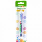 Ручка многоцветная шариковая автоматическая 8 ЦВЕТОВ, узел 0,7 мм, на блистере, BRAUBERG KIDS, 143938