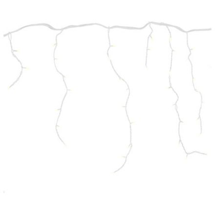 Электрогирлянда-бахрома уличная 25х0,7 м, 400 LED, тёплый белый, 220 V, контроллер, ЗОЛОТАЯ СКАЗКА, 592551