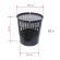 Корзина для мусора Стамм 18 л пластик черная (29.5х33 см)