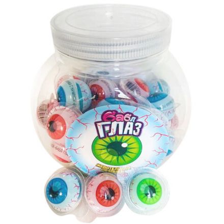 Жевательная резинка с начинкой "Бабл глаз", 12 г, КАНДИ КЛАБ, GUM071 Жевательная резинка с начинкой "Бабл глаз", 12 г, КАНДИ КЛАБ, GUM071