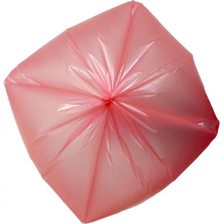 Мешки для мусора ПНД 60л 10мкм 20шт/рул красный 58х68см