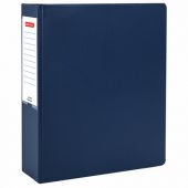 Папка на 2 кольцах, ПРОЧНАЯ, картон/ПВХ, BRAUBERG "Office", СИНЯЯ, 75 мм, до 500 листов, 271845 Папка на 2 кольцах, ПРОЧНАЯ, картон/ПВХ, BRAUBERG "Office", СИНЯЯ, 75 мм, до 500 листов, 271845