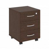 Nova S Тумба подкатная (3 ящика, с замком) В.ТМ-3 Венге 407*439*556 Nova S Тумба подкатная (3 ящика, с замком) В.ТМ-3 Венге 407*439*556