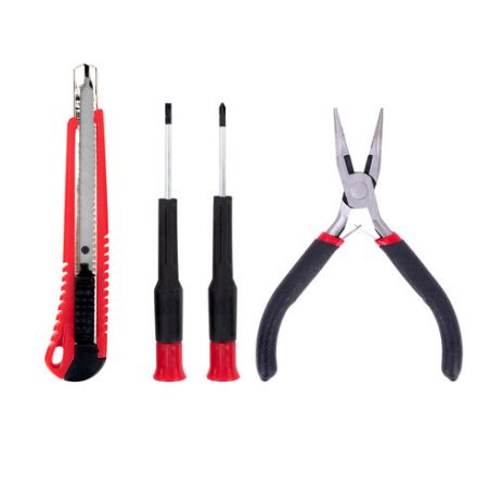 Набор инструментов столярно-слесарный, 12 предметов, блистер, ГРАНДМАСТЕР, 671330