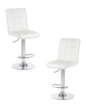 Набор 2 шт Стул барный DOBRIN KRUGER, белый
