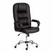 Кресло Tetchair СН9944 (22) хром кож/зам, черный, 36-6 Кресло Tetchair СН9944 (22) хром кож/зам, черный, 36-6