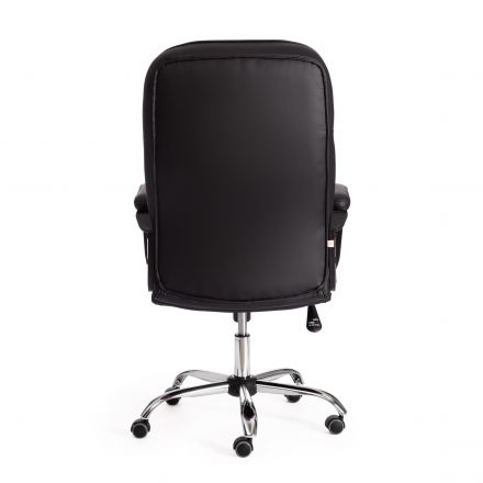 Кресло Tetchair СН9944 (22) хром кож/зам, черный, 36-6