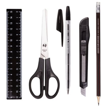 Канцелярский набор ERICH KRAUSE "Офисный", 14 предметов, 12 Канцелярский набор ERICH KRAUSE "Офисный", 14 предметов, 12