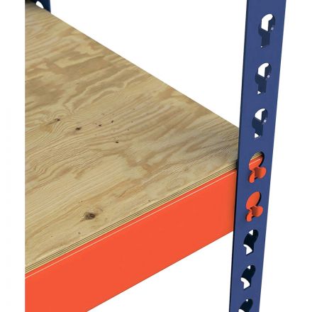 Стеллаж металлический ГТС_Профи 2000x1540x770 мм. 4 яруса, фанера Стеллаж металлический ГТС_Профи 2000x1540x770 мм. 4 яруса, фанера