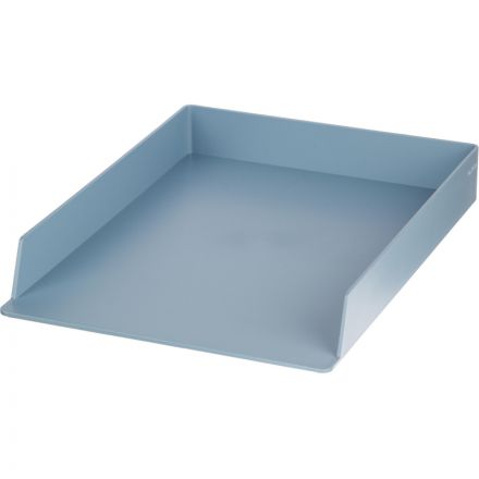 Лоток для бумаг горизонт Deli NuSign ENS001-blue набор 2шт + органайзер син