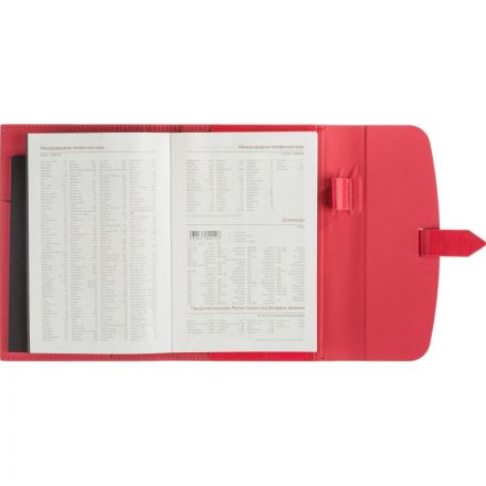 Ежедневник недатированный Bruno Visconti Senate искусственная кожа А5 136 листов красный (175x235 мм) (артикул производителя 3-213/01)
