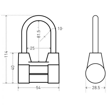 Замок навесной УЗК Аллюр ВС2-4-01KA (54xd=10x81,5)алюм.сереб(дл.д/1сек/3к) Замок навесной УЗК Аллюр ВС2-4-01KA (54xd=10x81,5)алюм.сереб(дл.д/1сек/3к)