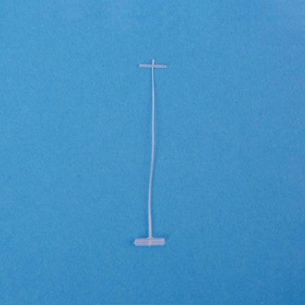 Соединители-биркодержатели пластиковые F 50 мм (тонкий 5000 шт/уп)