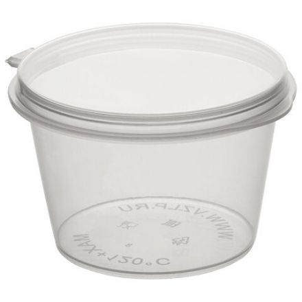 Соусник одноразовый 30 мл, Стандарт, с верхней крышкой, прозрачный, ВЗЛП, 1235П