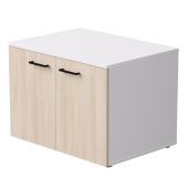 Тумба для оргтехники Everprof EVO 800х604x588 Белый/Дуб Соната