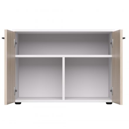 Тумба для оргтехники Everprof EVO 800х604x588 Белый/Дуб Соната