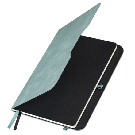 Блокнот А5 (162х218 мм), BRAUBERG "NOTE", под кожу софт-тач, с резинкой, 80 л., клетка, светло-серый, 113441 Блокнот А5 (162х218 мм), BRAUBERG "NOTE", под кожу софт-тач, с резинкой, 80 л., клетка, светло-серый, 113441