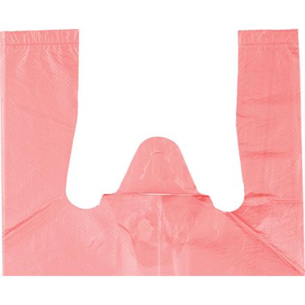 Пакет-майка ПНД цветной 10 мкм (16+12x30 см, 100 штук в упаковке)