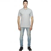 Рубашка Поло (190г.) кор.рукав серая (XXXL)