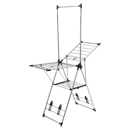 Сушилка напольная для белья раскладная, 6 зон сушки, 18 метров, LAIMA HOME GRANDIOSE STAR, 700474