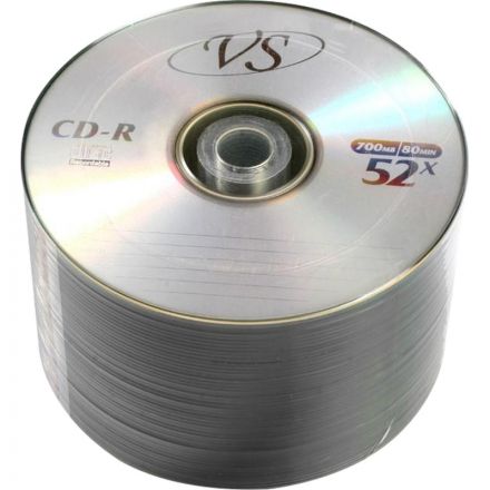 Диск CD-R VS 700 Mb 52x (50 штук в термопленке) Диск CD-R VS 700 Mb 52x (50 штук в термопленке)