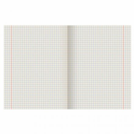 Тетрадь ЗЕЛЁНАЯ обложка 24 л., клетка с полями, офсет №2 ЭКОНОМ, "ПИФАГОР", 107125