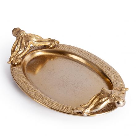 Поднос Secret De Maison OCTOPUS2 ( mod. 9310 ) алюминиевый сплав, 36x19x7,5 см, золото/gold