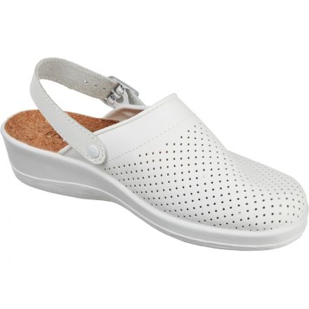 Сабо Лера жен.нат.кожа цв.белый, пробковая стелька (р.37) (69430108)