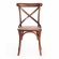 Стул CROSS (mod.CB2001) дерево вяз, 49.5*53.5*87, Темный Орех (№5)