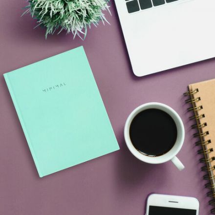 Блокнот МАЛЫЙ ФОРМАТ 110х147 мм, А6, 80 л., твердый, клетка, BRAUBERG "Minimal", мятный, 116451