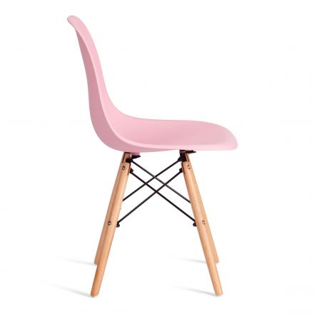 Стул CINDY (EAMES) (mod. 1801) дерево бук/металл/сиденье пластик, 45x51x82 см, Light pink (светло-розовый) Стул CINDY (EAMES) (mod. 1801) дерево бук/металл/сиденье пластик, 45x51x82 см, Light pink (светло-розовый)