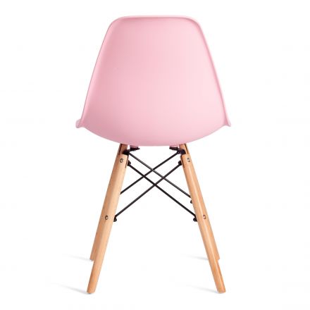 Стул CINDY (EAMES) (mod. 1801) дерево бук/металл/сиденье пластик, 45x51x82 см, Light pink (светло-розовый) Стул CINDY (EAMES) (mod. 1801) дерево бук/металл/сиденье пластик, 45x51x82 см, Light pink (светло-розовый)