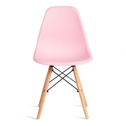 Стул CINDY (EAMES) (mod. 1801) дерево бук/металл/сиденье пластик, 45x51x82 см, Light pink (светло-розовый) Стул CINDY (EAMES) (mod. 1801) дерево бук/металл/сиденье пластик, 45x51x82 см, Light pink (светло-розовый)