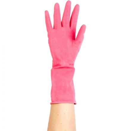 Перчатки резиновые Paclan Practi Comfort розовые 4076414 р.S Перчатки резиновые Paclan Practi Comfort розовые 4076414 р.S