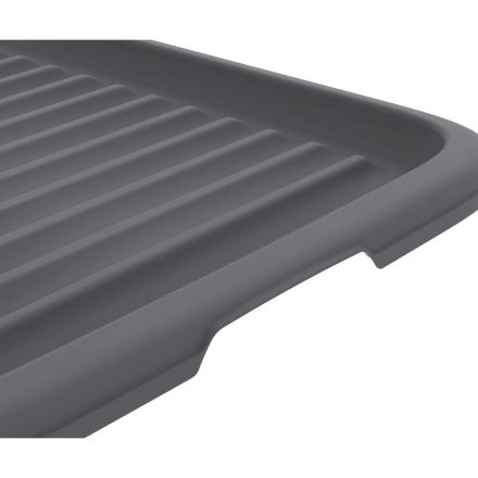 Лоток ET_Лоток для обуви Стиль 710x390x21мм,графит,арт.АП 361