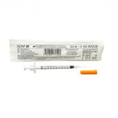 Шприц инсулиновый U-100 0,5мл 29G(0,33x12,7) инт. 100шт/уп KDМ