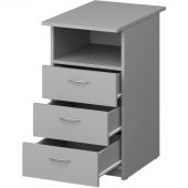 Тумба SP Бюджет приставная 2557-Р.030 (402985) 400х600х740 Серый