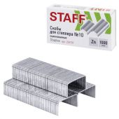 Скобы для степлера №10, 1000 штук, РОССИЯ, STAFF "Basic", до 20 листов, 224797 Скобы для степлера №10, 1000 штук, РОССИЯ, STAFF "Basic", до 20 листов, 224797